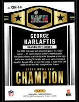 George Karlaftis 2023 Donruss Champ Is Here Elite Series Mint Card #CIH-14