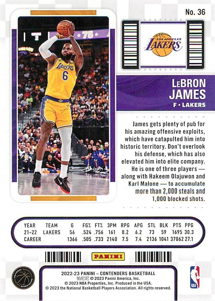 LeBron James RARE 2022 2023 Panini Instant My City Series Mint Card #1