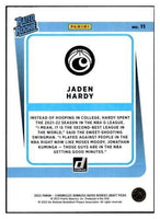 Jaden Hardy 2022 2023 Donruss Chronicles Rated Rookie Draft Picks Series Mint Card #11