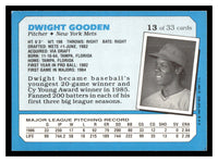 Dwight Gooden 1987 Topps Kay-Bee Superstars of Baseball Series Mint Card #13