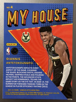 Giannis Antetokounmpo 2021 2022 Panini Donruss Optic My House Series Mint Card #4