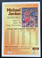 Michael Jordan 1994 1995 Topps Reigning Playoff MVP Series Mint Card #199
