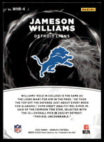 Jameson Williams 2022 Panini Donruss White Hot Rookies Series Mint Card #WHR-4