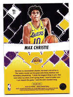Max Christie 2022 2023 Panini Hoops We Got Next Series Mint Rookie Card #31