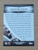 Hakeem Nicks 2006 UD Rookie Debut Rookie Photo Shoot Flashback Series Mint Rookie Card #RPS19