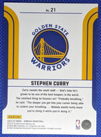 Stephen Curry 2023 2024 Panini Donruss Franchise Features Series Mint Card #21