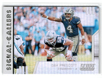 2019 Score Football Signal Callers Complete Mint 30 Card Set with Mahomes, Brady, Prescott, Josh Allen plus