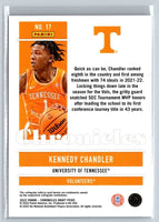 Kennedy Chandler 2022 2023 Panini Chronicles Draft Picks Series Mint Card #17