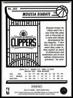 Moussa Diabate 2022 2023 Panini Hoops Basketball Series Mint Rookie Card #265