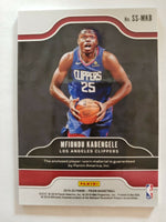 Mfiondu Kabengele 2019 2020 Panini Prizm Sensational Swatches Series Mint Player Worn Materials ROOKIE Card #SS-MKB