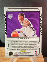 De'Aaron Fox 2022 2023 Panini Contenders Game Night Ticket Series Mint Card #1