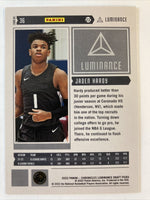 Jaden Hardy 2022 2023 Panini Chronicles Draft Picks Luminance Series Mint Card #36