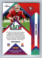 Brock Purdy 2023 Donruss Road To The Super Bowl Series Mint Card #RTSBD-BP