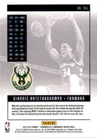 Giannis Antetokounmpo 2019 2020 Panini Chronicles Luminance Series Mint Card #155