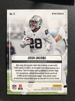 Josh Jacobs 2023 Panini Prestige Xtra Points For the Record Series Mint Card #5