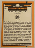 Ken Griffey 1989 Leaf Donruss Diamond Kings Series Mint Card #4