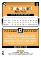 Thaddeus Young 2018 2019 Panini Donruss Holo Orange Laser Series Mint Card #132