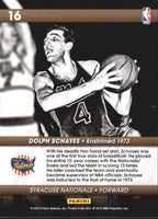 Dolph Schayes 2012 2013 Panini Hoops Hall Of Fame Heroes Series Mint Card #16