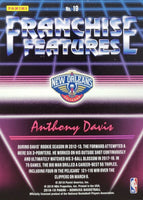 Anthony Davis 2018 2019 Panini Donruss Franchise Features Series Mint Card #19