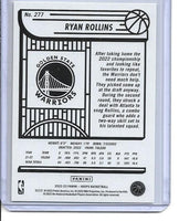 Ryan Rollins 2022 2023 Panini Hoops Basketball Series Mint Rookie Card #277