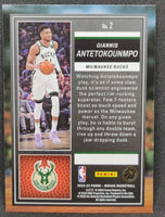 Giannis Antetokounmpo 2022 2023 Panini Mosaic Jam Masters Series Mint Card #2