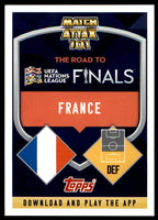Raphael Varane 2022 Topps Match Attax 101 Nations League Limited Edition Series Mint Card #LE3