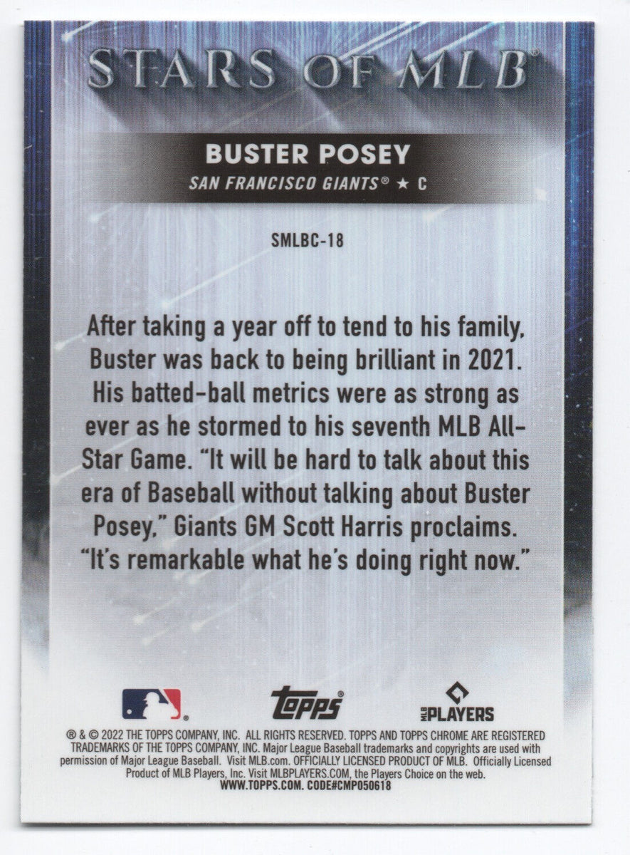  Baseball MLB 2022 Topps Stars of MLB #SMLB-18 Buster