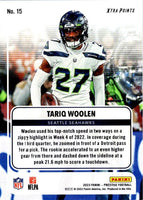 Tariq Woolen 2023 Panini Prestige Xtra Points For the Record Series Mint Card #15