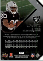 Darren McFadden 2008 Upper Deck Rookie Premiere Series Mint Rookie Card #1