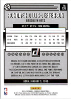 Rondae Hollis-Jefferson 2018 2019 Panini Donruss Holo Orange Laser Series Mint Card #136