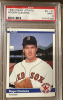 1984 Fleer Baseball Update Factory Set with Roger Clemens Rookie Graded PSA-9 MINT Serial #14147338 and Kirby Puckett PSA-8