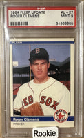 1984 Fleer Baseball Update Factory Set with Roger Clemens Rookie Graded PSA-9 MINT Serial #31868885