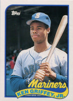 1989 Topps Traded Factory Set Featuring Ken Griffey Jr's Rookie Card #41-T, plus Randy Johnson, Deion Sanders and Nolan Ryan Plus