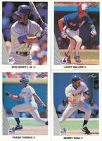 1990 Leaf Complete Mint Set with Sammy Sosa + Frank Thomas Rookies!