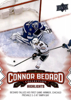 2023 2024 Upper Deck Connor Bedard Collection 26 Card Set Featuring the Top Moments from his Rookie Season