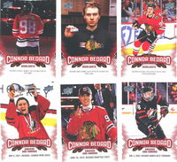 2023 2024 Upper Deck Connor Bedard Collection 26 Card Set Featuring the Top Moments from his Rookie Season