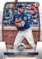 2023 Bowman Baseball Series Complete Mint 100 Card Base Set made by Topps with Rookies and Stars including James Outman, Mike Trout and Aaron Judge Plus