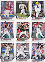 2025 Bowman Baseball Series Complete Mint 250 Card Set made by Topps with Stars, Prospects and Rookie Cards