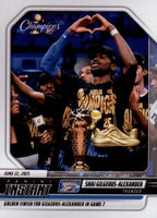 Oklahoma City Thunder 2024 2025 Panini Instant NBA Champions Limited Edition 30 Card Team Box Set Featuring 3 Different Shai Gilgeous-Alexander Cards plus Chet Holmgren, Jalen Williams, Alex Caruso and more Plus