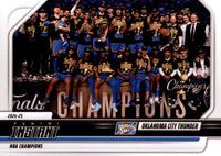 Oklahoma City Thunder 2024 2025 Panini Instant NBA Champions Limited Edition 30 Card Team Box Set Featuring 3 Different Shai Gilgeous-Alexander Cards plus Chet Holmgren, Jalen Williams, Alex Caruso and more Plus