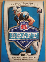 Jimmy Clausen 2010 Topps Target NFL Draft/Super Bowl Logo Series Mint Card #TRGT-5