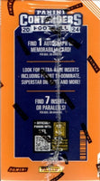 2024 Panini Contenders NFL Football Factory Sealed Blaster Box with 1 Autograph or Rookie Ticket Memorabilia Swatch Per Box Seven Inserts or Parallels Per Box! Find Exclusive Blue Parallels!