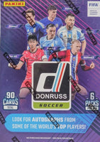 2024 2025 Donruss Soccer Blaster Box with Possible Blaster Box EXCLUSIVE Blue Cubic Parallels Plus Kaboom and Night Moves Inserts