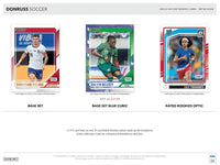 2024 2025 Donruss Soccer Blaster Box with Possible Blaster Box EXCLUSIVE Blue Cubic Parallels Plus Kaboom and Night Moves Inserts