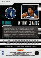 Anthony Edwards 2020 2021 Panini Chronicles Playbook Series Mint Rookie Card #167