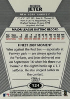 2008 Topps Finest Baseball Series Complete Mint Set Loaded with Stars, Rookies and Hall of Famers