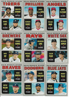 2019 Topps Heritage Baseball Complete Mint 400 Card Basic Set in Classic 1970 Design