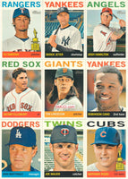 2013 Topps Heritage Baseball Series Complete Mint Basic 425 Card Set (Based upon 1964 Topps design) Featuring Rookie Card of Future Hall of Famer Manny Machado PLUS