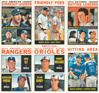 2013 Topps Heritage Baseball Series Complete Mint Basic 425 Card Set (Based upon 1964 Topps design) Featuring Rookie Card of Future Hall of Famer Manny Machado PLUS