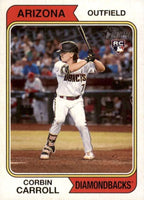 2023 Topps Heritage Baseball Complete Mint 400 Card Basic Set in Classic 1974 Design